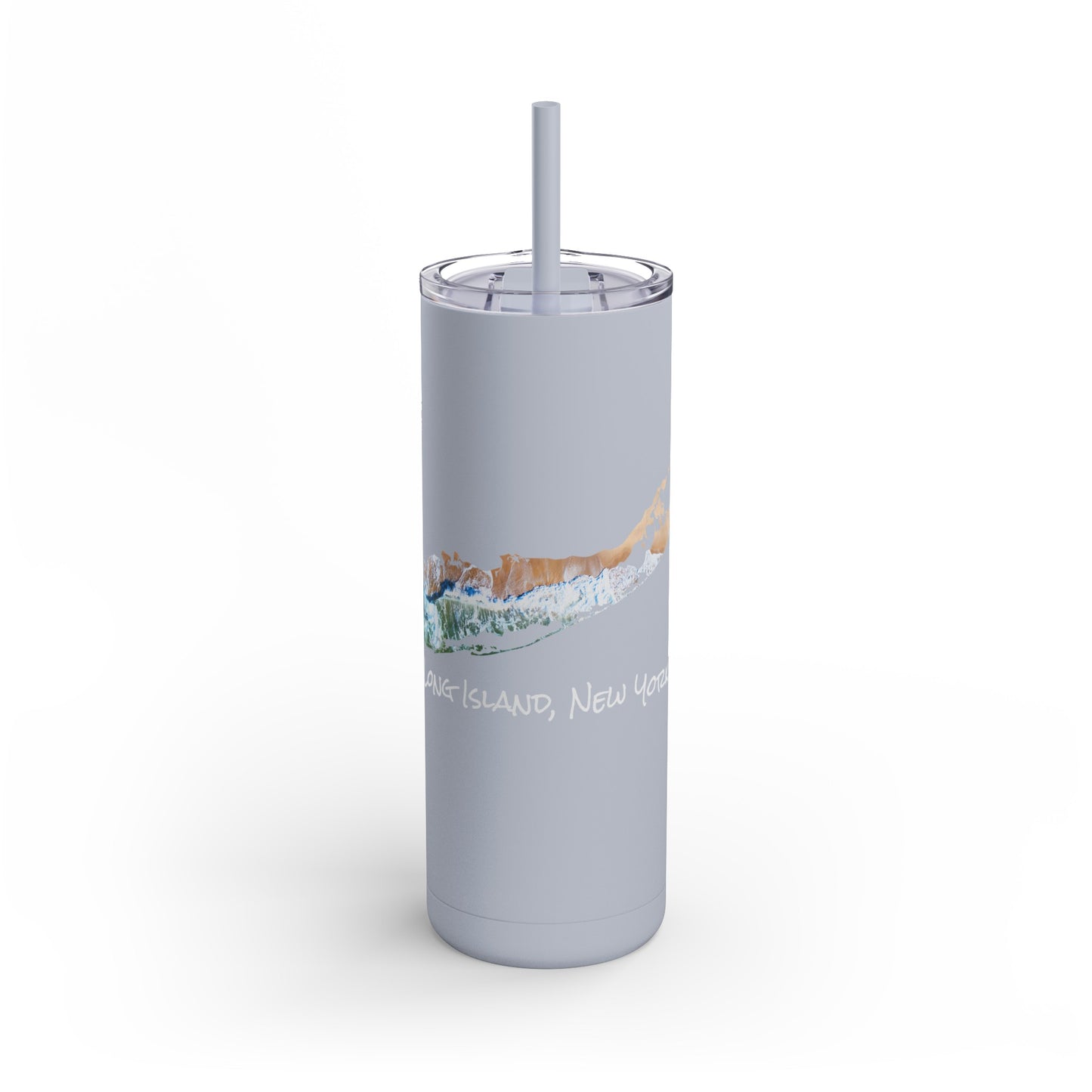 Skinny Matte Tumbler, 20oz - Sand & Sea