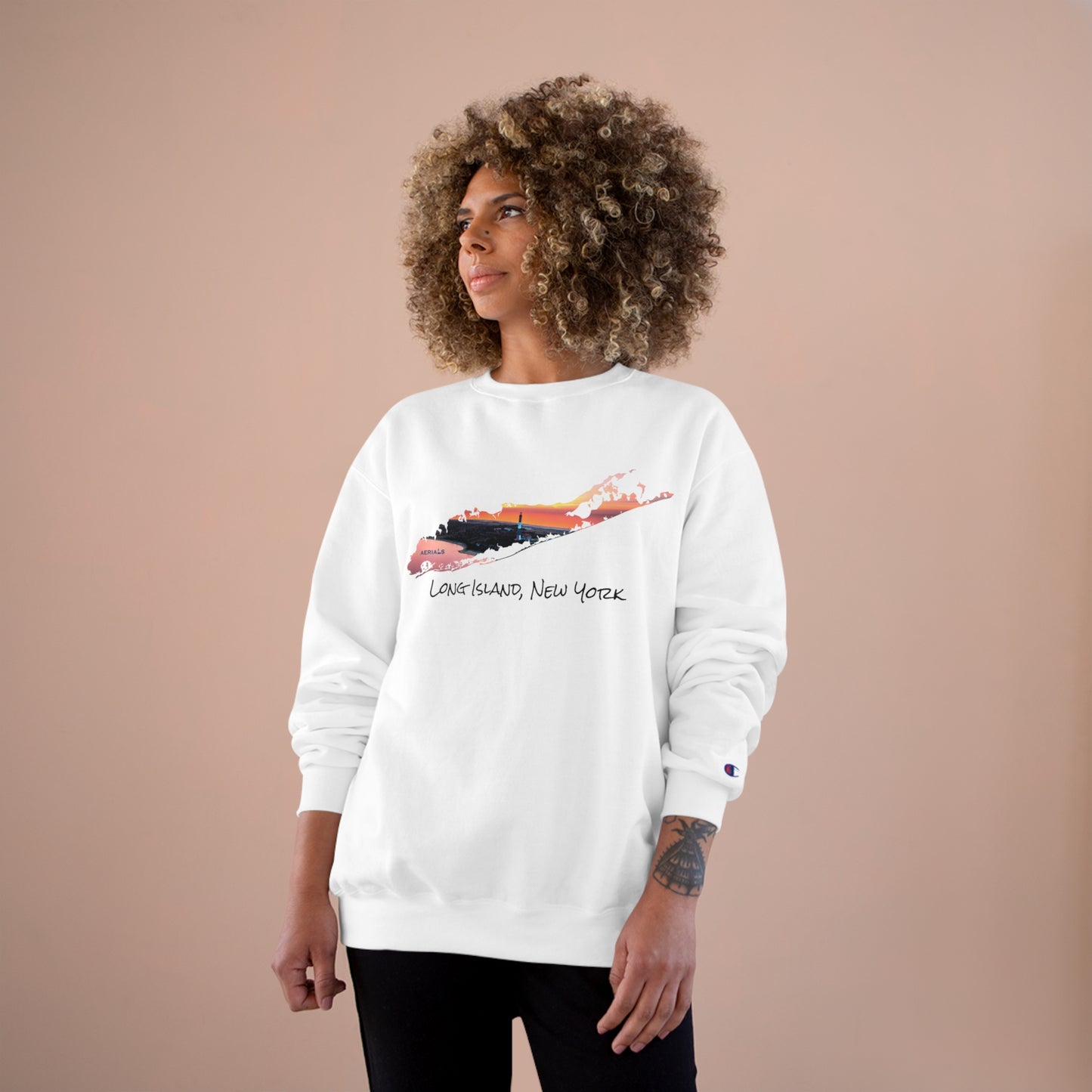 Champion Sweatshirt Unisex - Fire Island Lighthouse