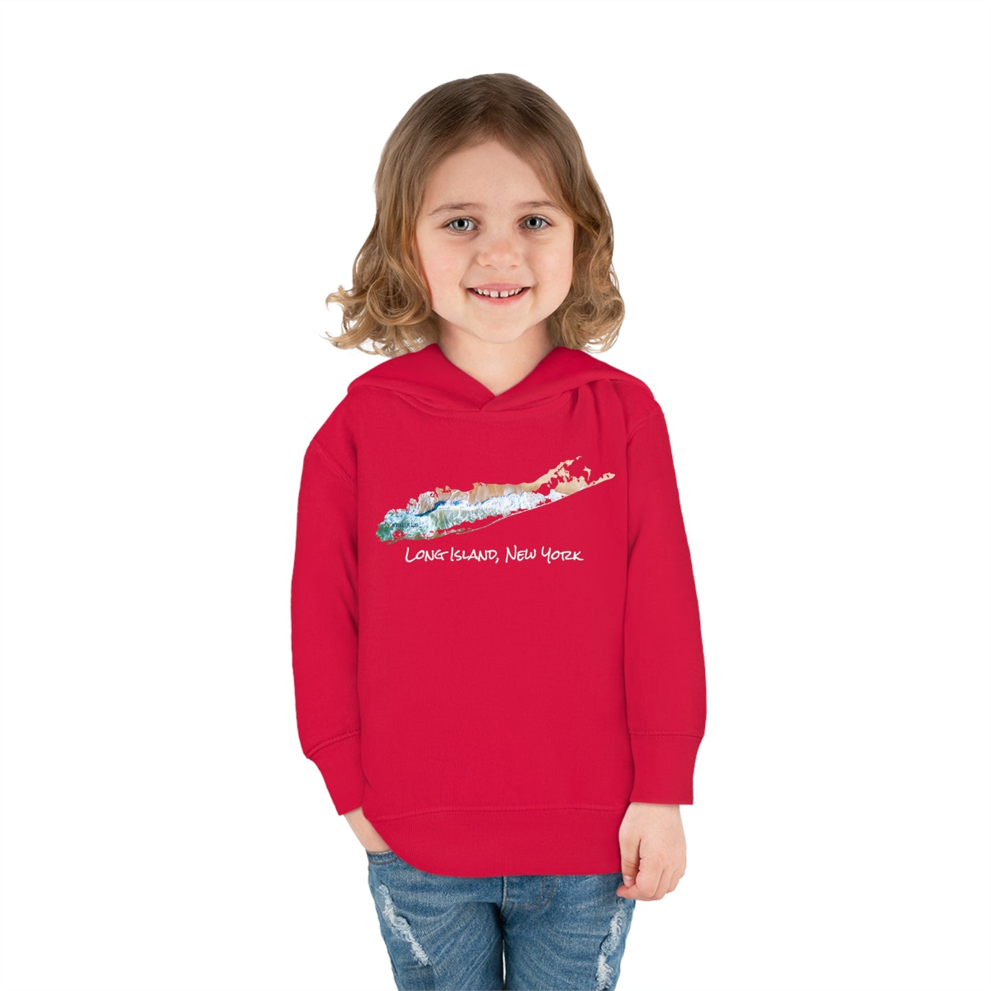 Toddler Pullover Fleece Hoodie - Sand & Sea