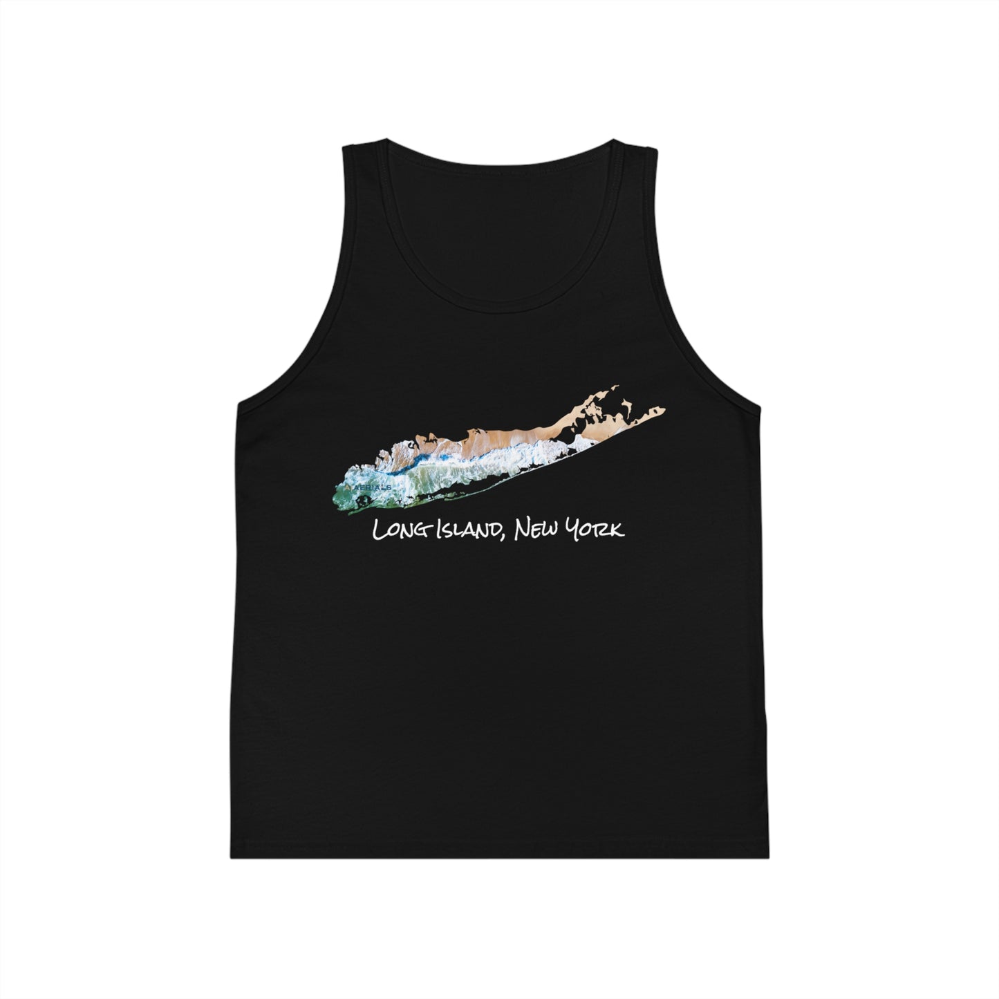 Kid's Jersey Tank Top - Sand & Sea