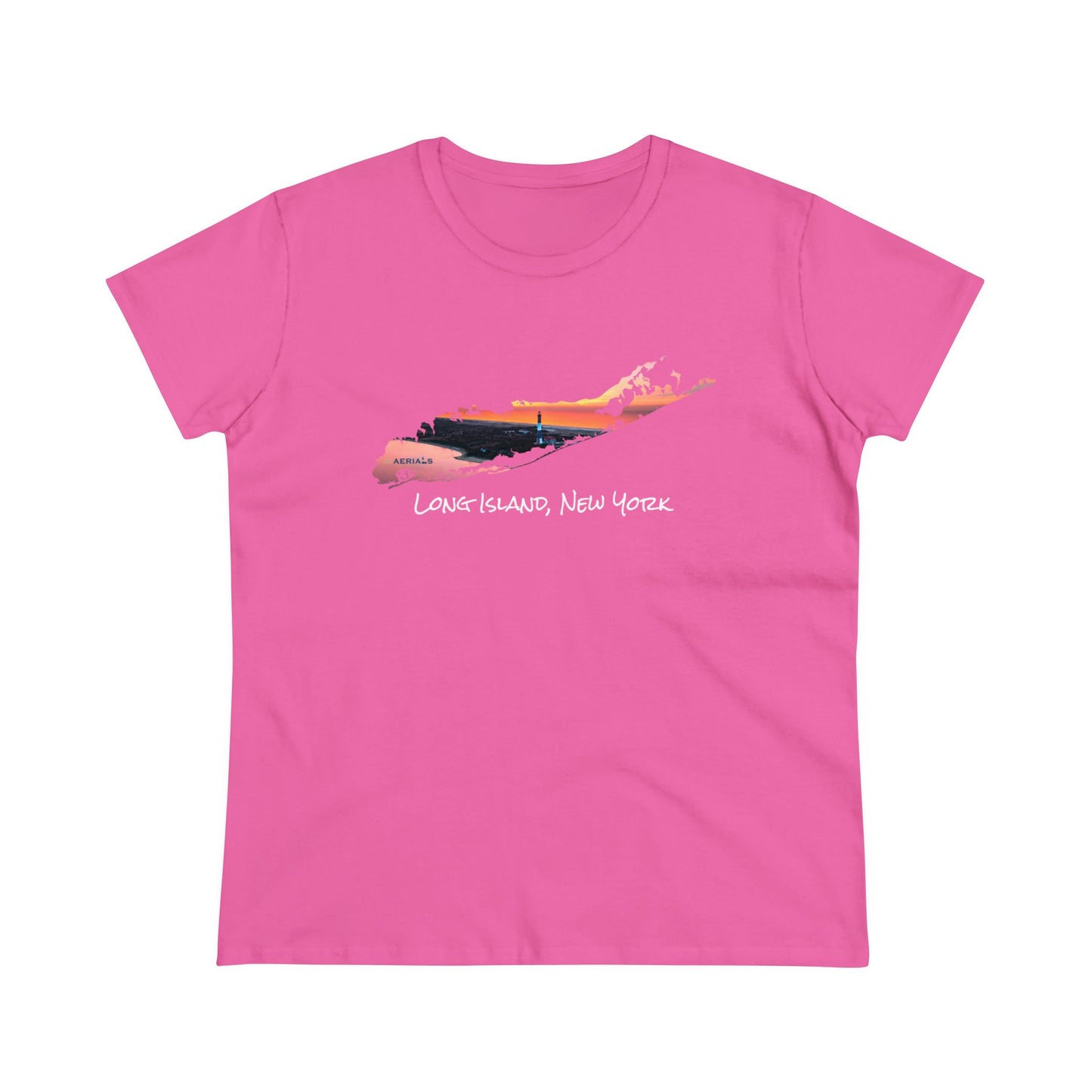 Women's Cotton Tee - Fire Island Lighthouse