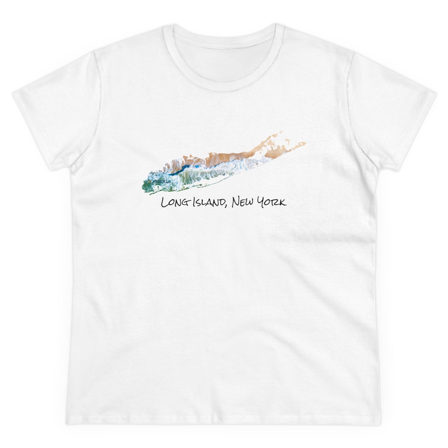 Women's Cotton Tee - Sand & Sea