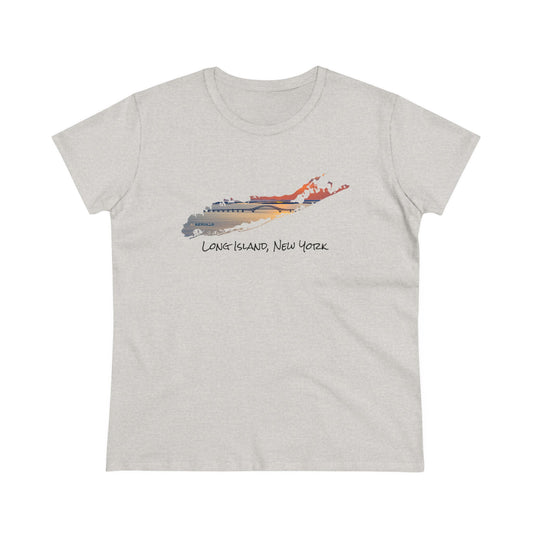 Women's Cotton Tee - Great South Bay Bridge