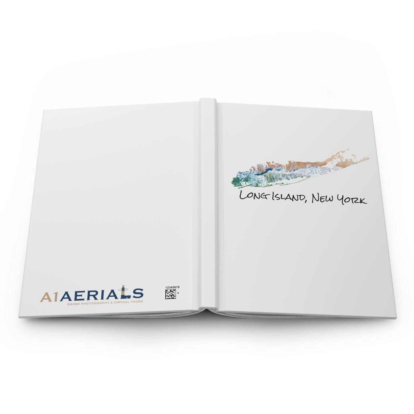 Hardcover Journal Matte White - Sand & Sea