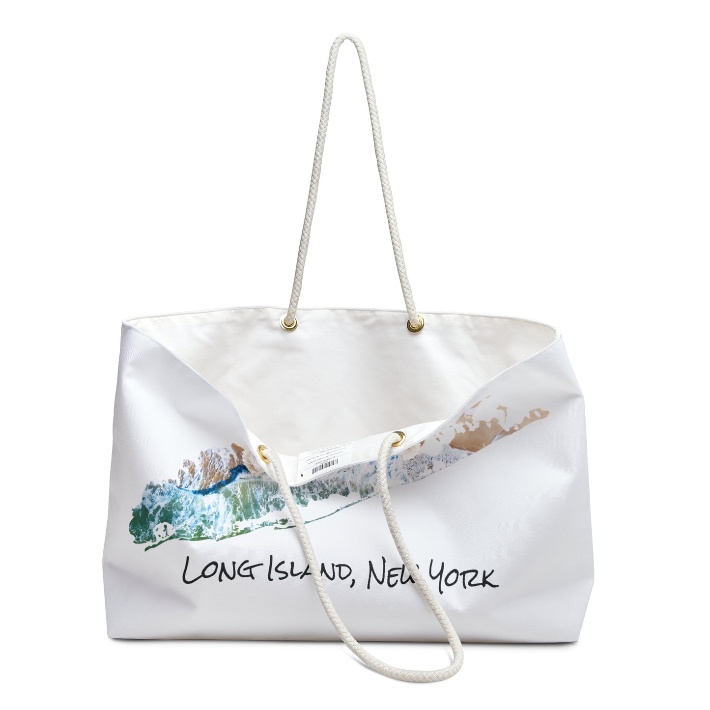 Weekender Rope Bag White - Sand & Sea