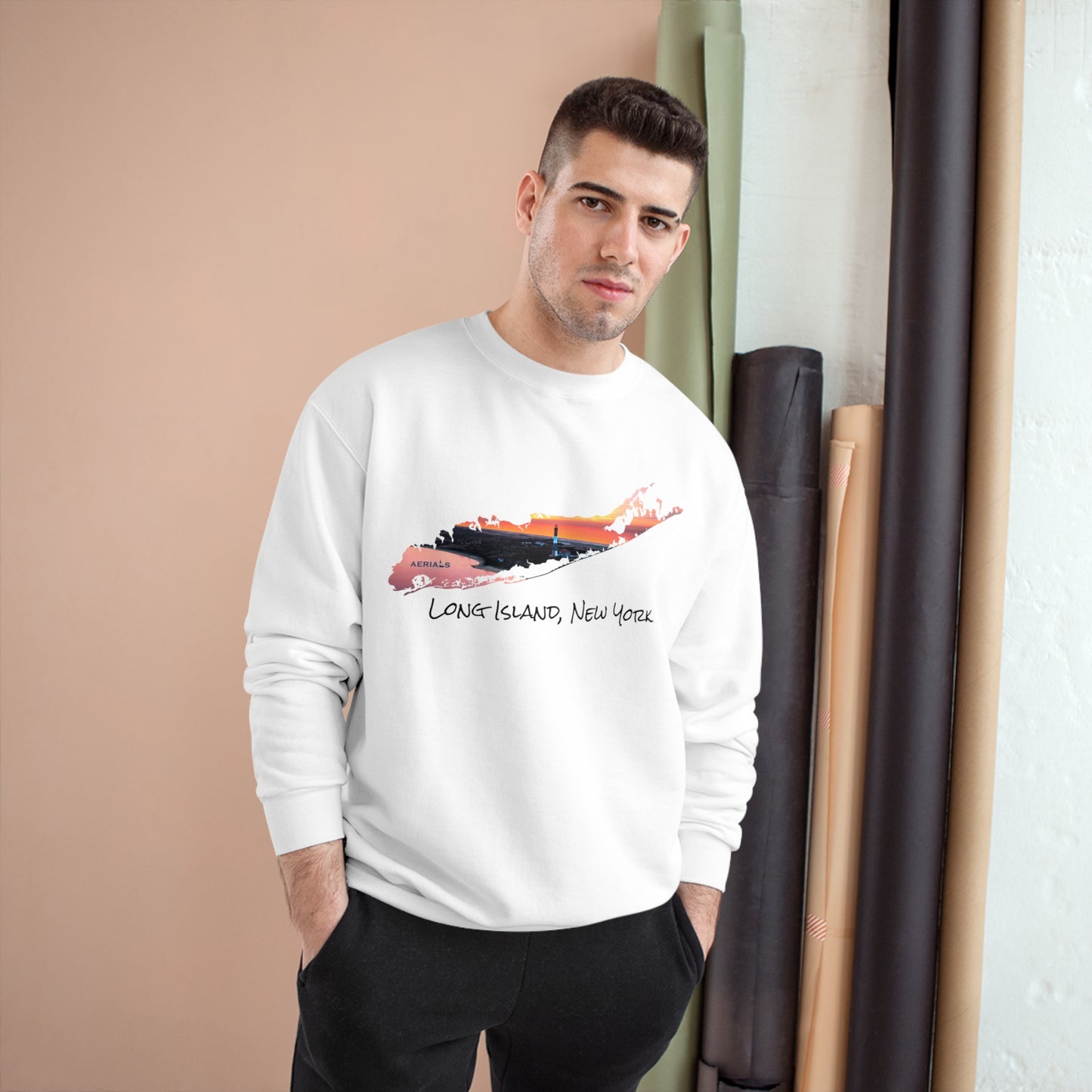 Champion Sweatshirt Unisex - Fire Island Lighthouse