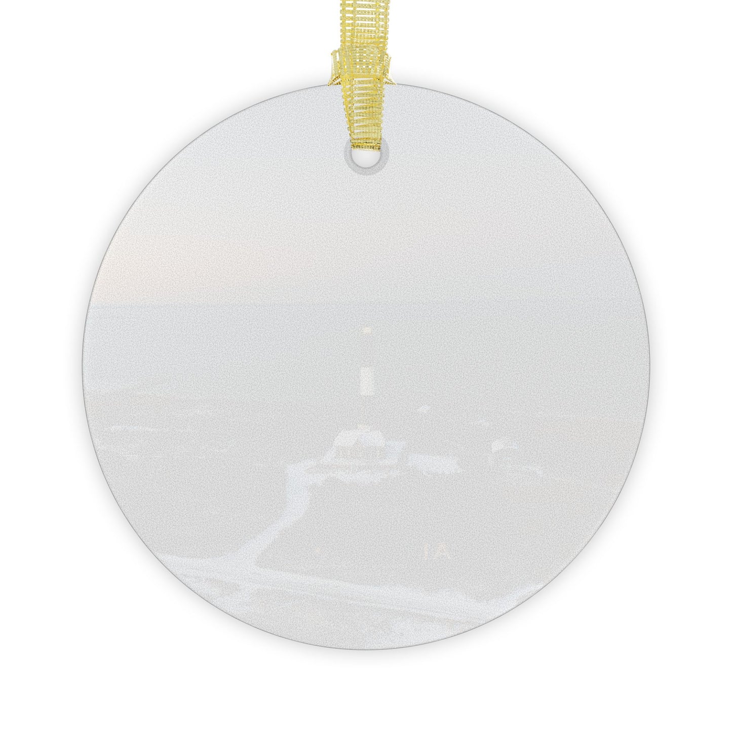 Glass Ornament - Winter at Fire Island