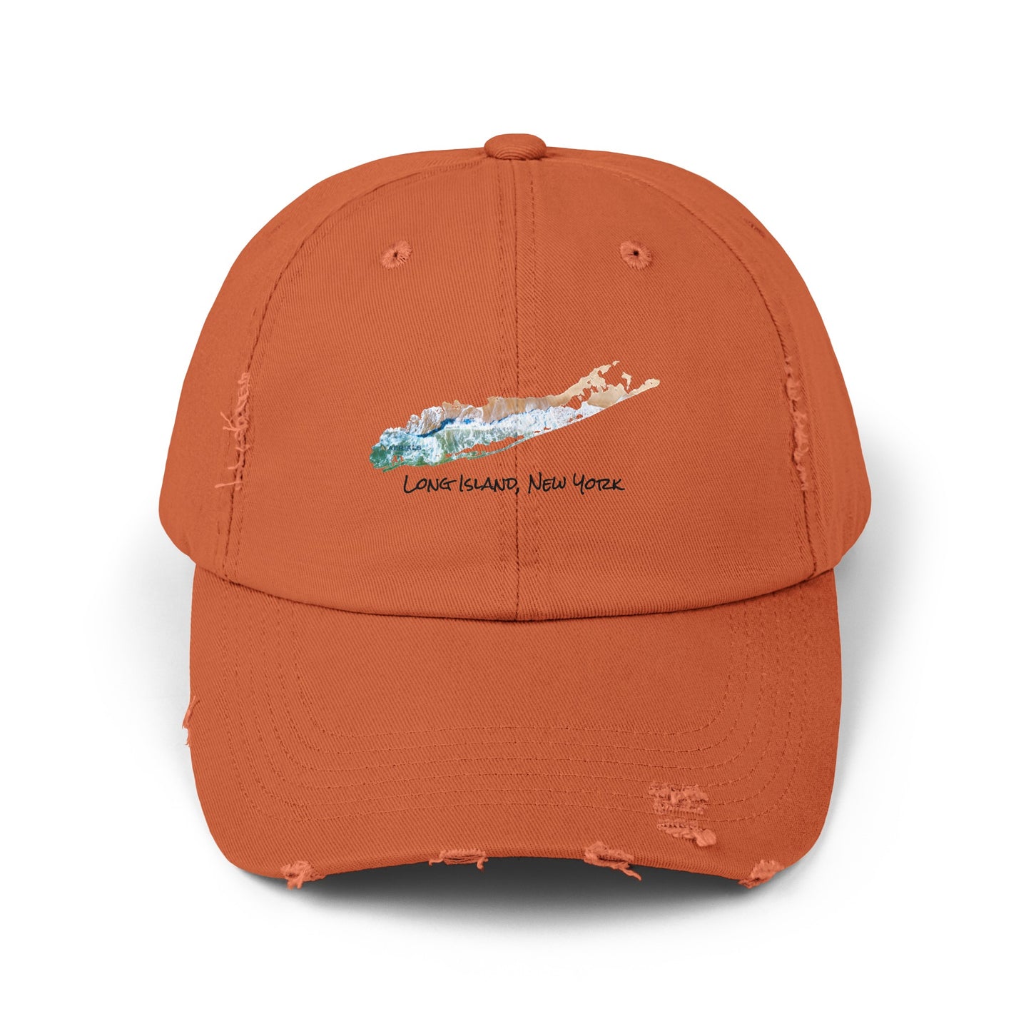 Unisex Distressed Cap - Sand & Sea