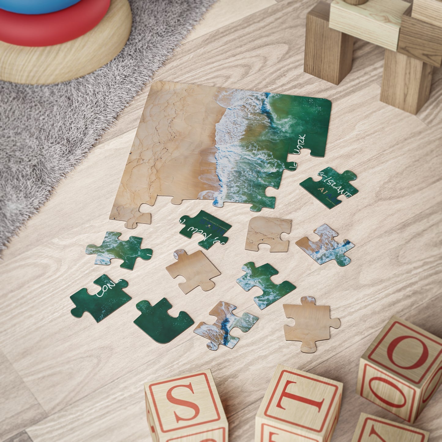 Kids' Puzzle, 30-Piece - Sand & Sea