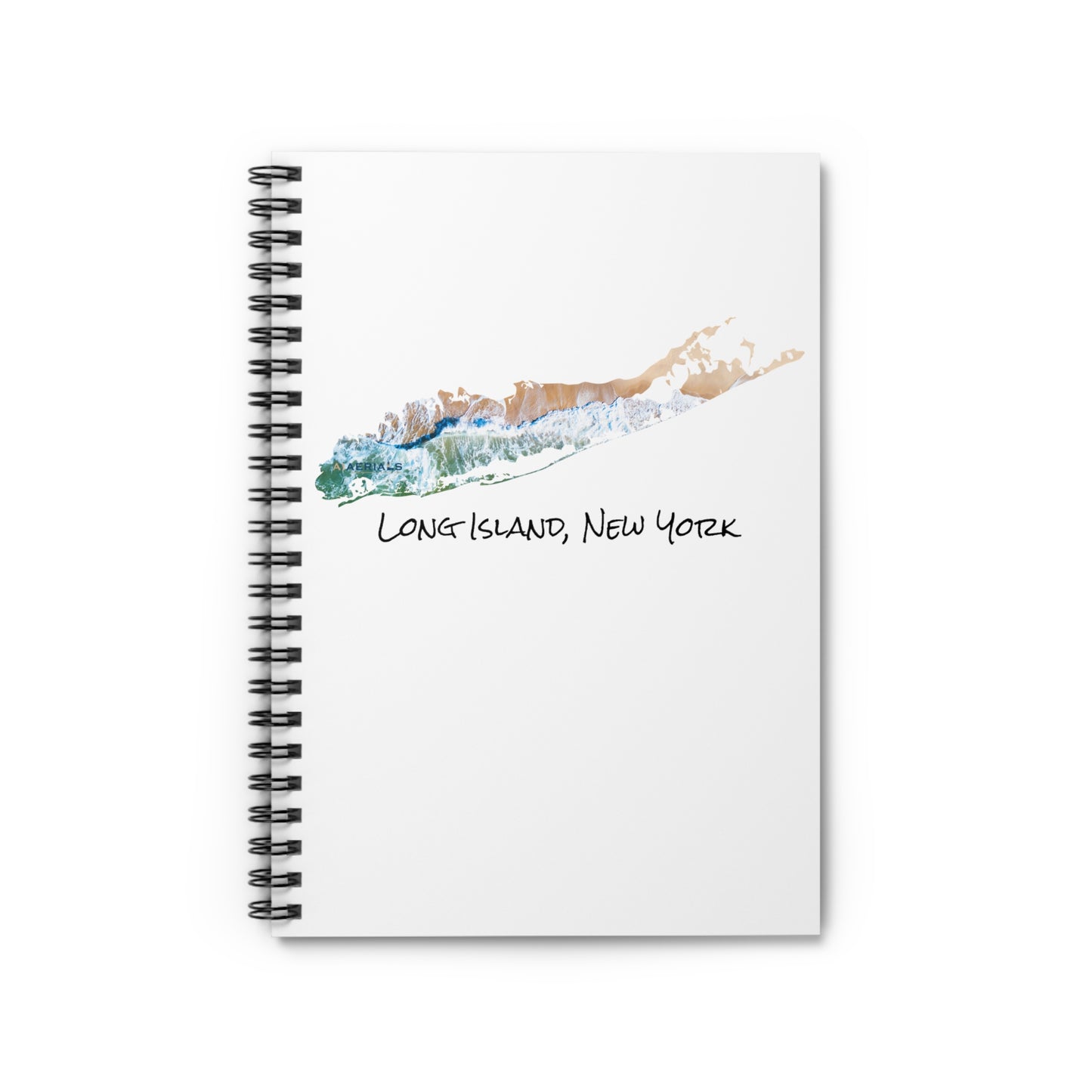 Spiral Notebook White - Sand & Sea