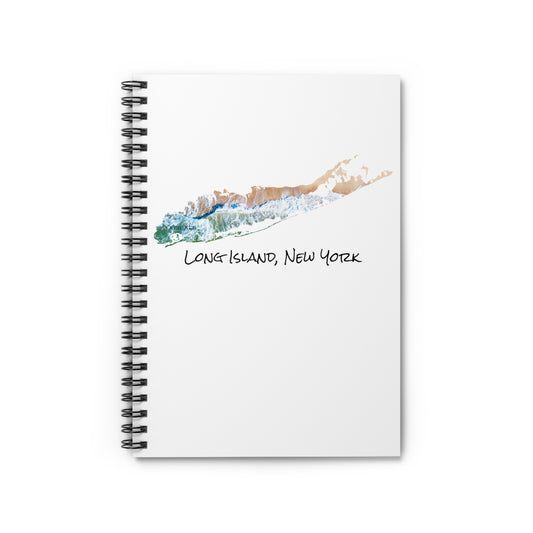 Spiral Notebook White - Sand & Sea