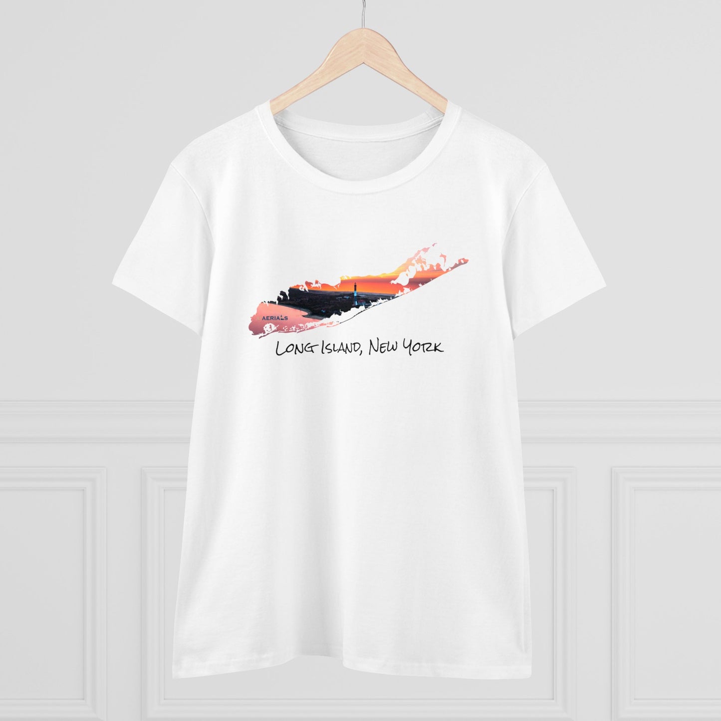 Women's Cotton Tee - Fire Island Lighthouse