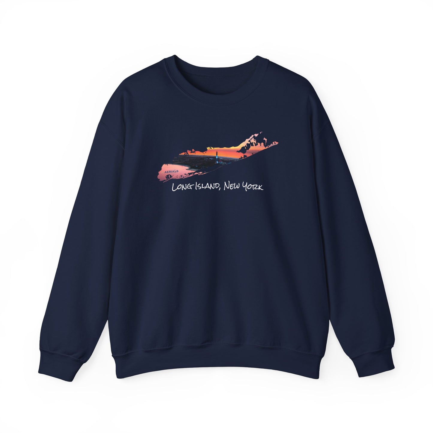 Unisex Heavy Blend™ Crewneck Sweatshirt - Fire Island Lighthouse