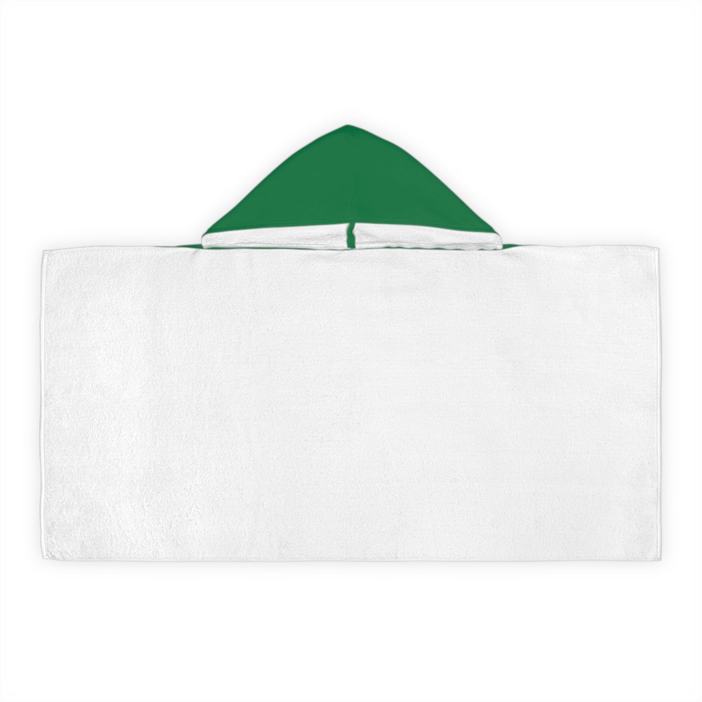 Youth Hooded Towel Green - Fire Island Lighthouse