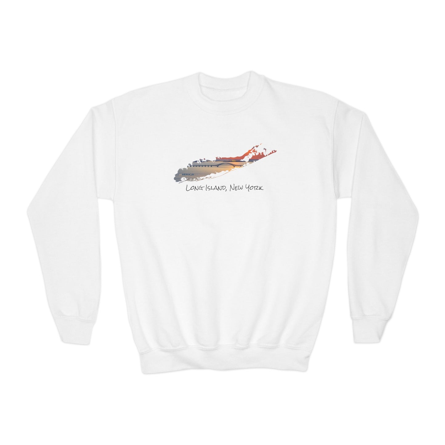 Youth Crewneck Sweatshirt - Great South Bay Bridge