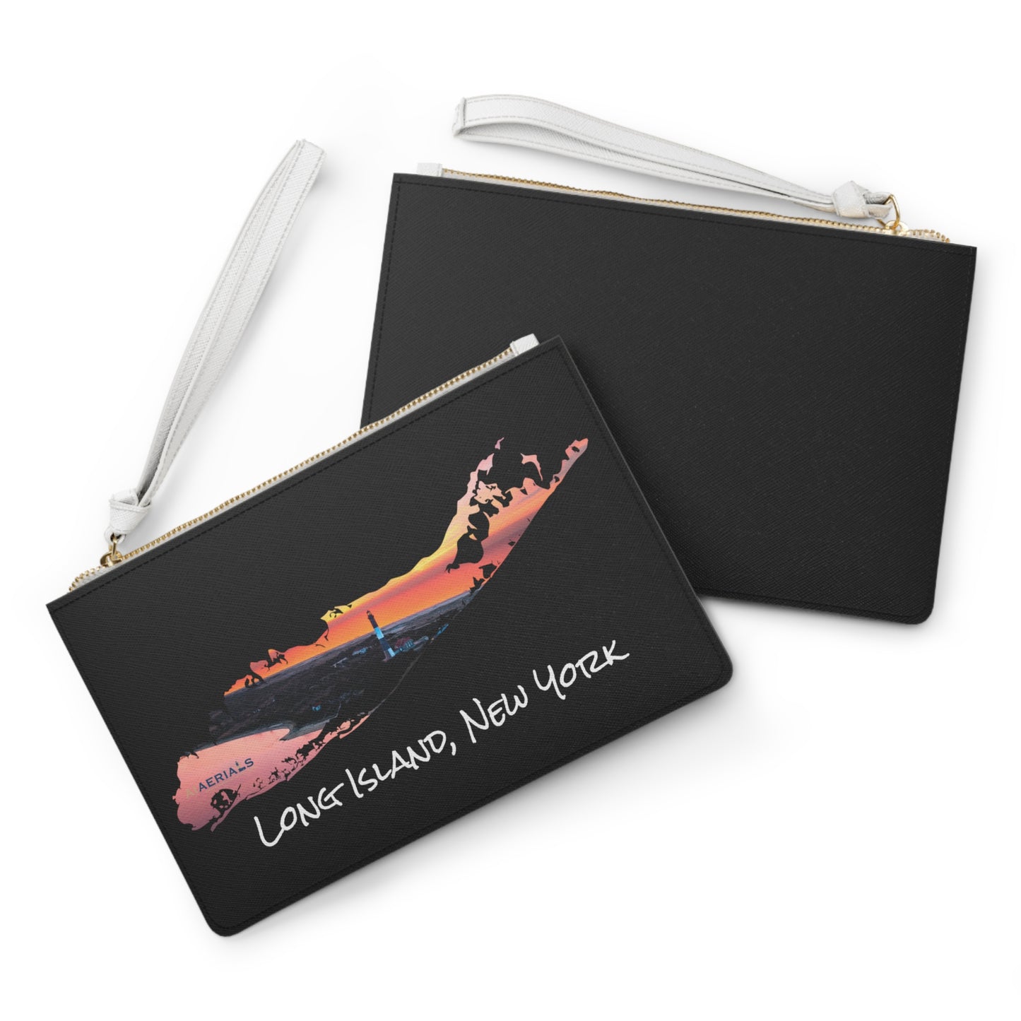 Clutch Bag Black - Fire Island Lighthouse