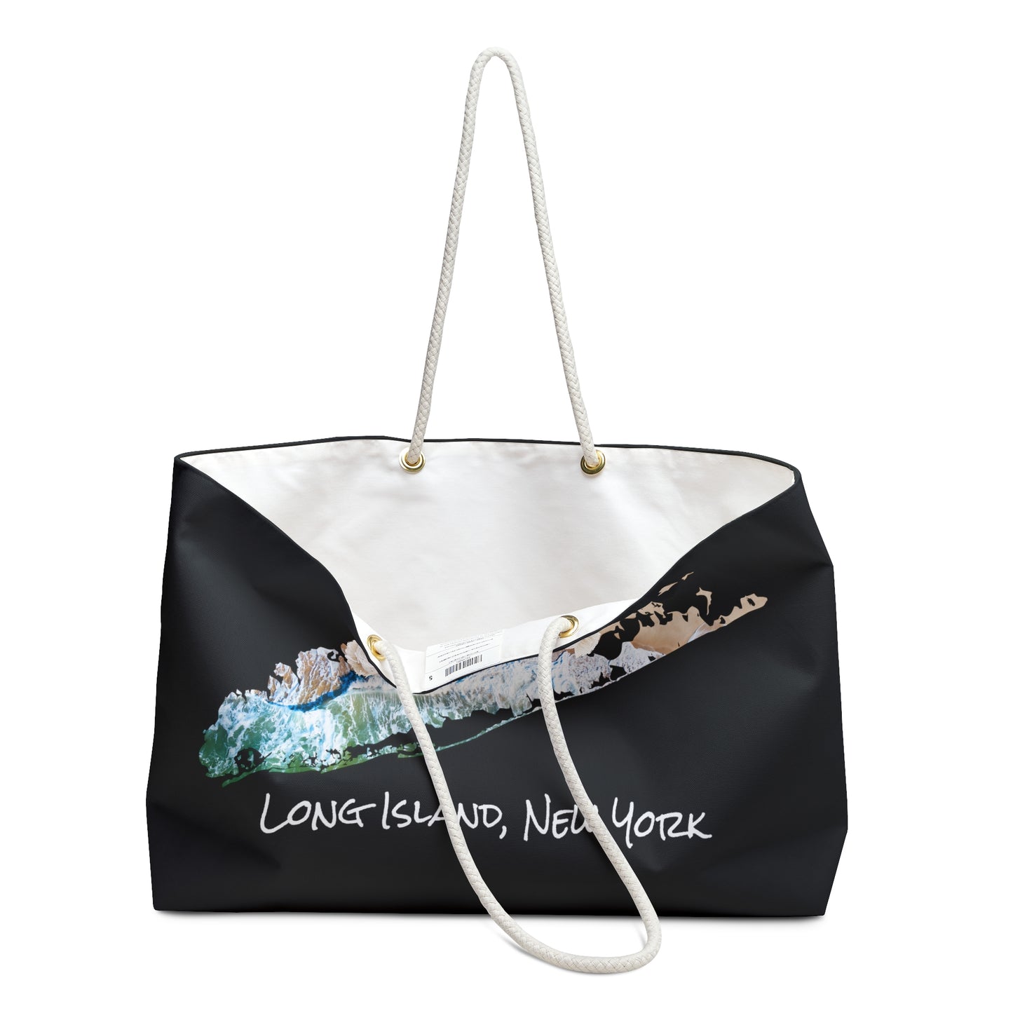 Weekender Rope Bag Black - Sand & Sea