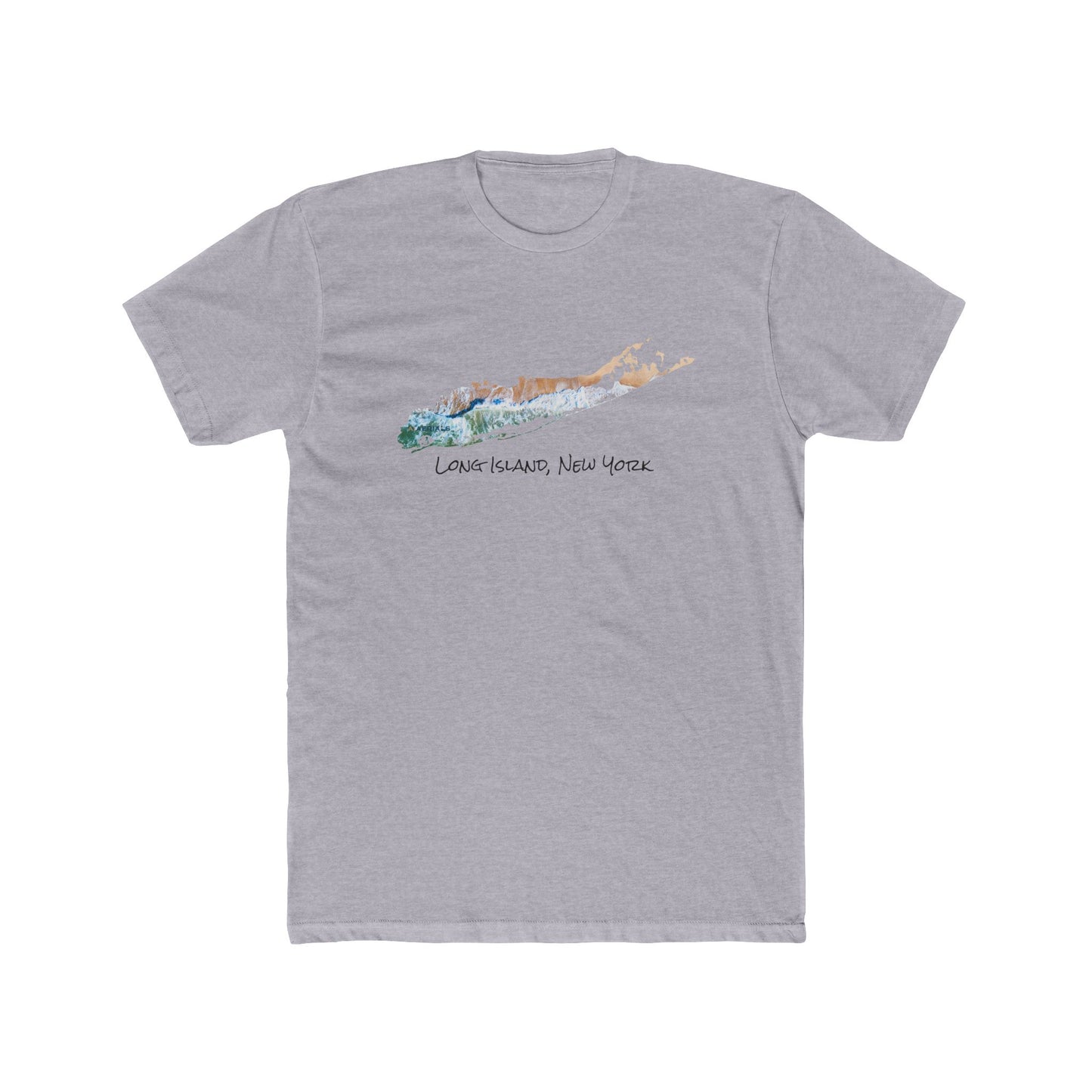 Men's Cotton Crew Tee - Sand & Sea