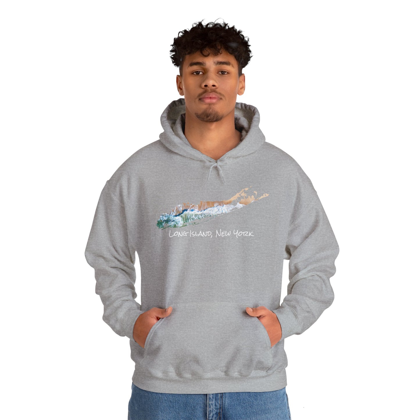 Unisex Hooded Sweatshirt - Sand & Sea