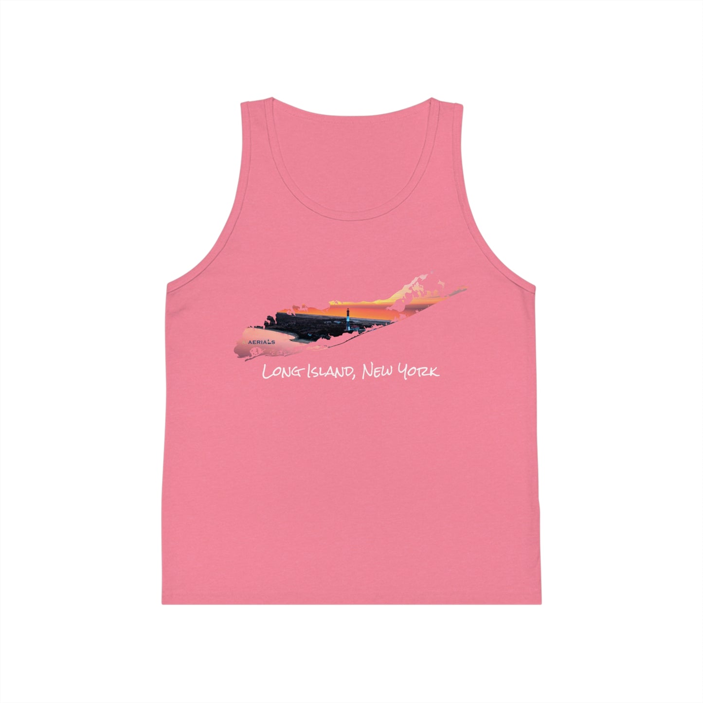 Kid's Jersey Tank Top - Fire Island Lighthouse