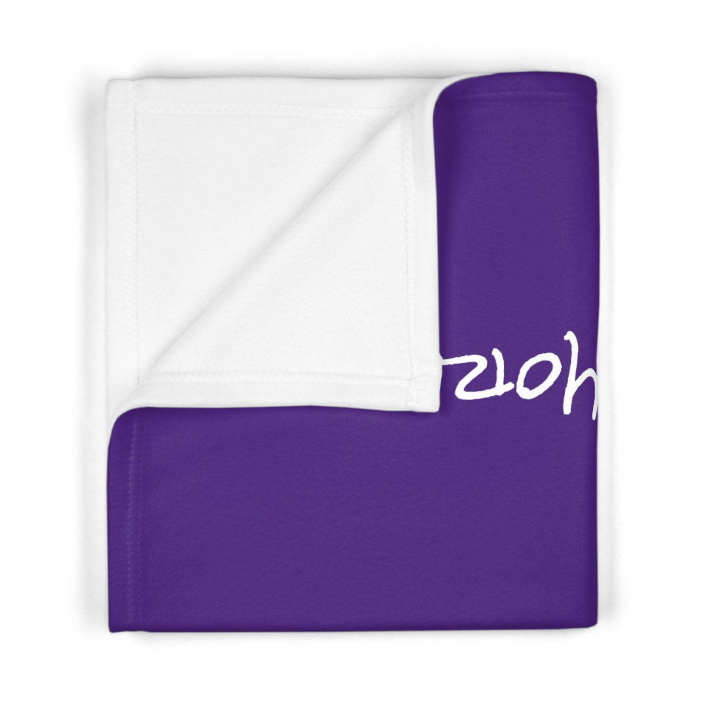 Soft Fleece Baby Blanket Purple - Sand & Sea