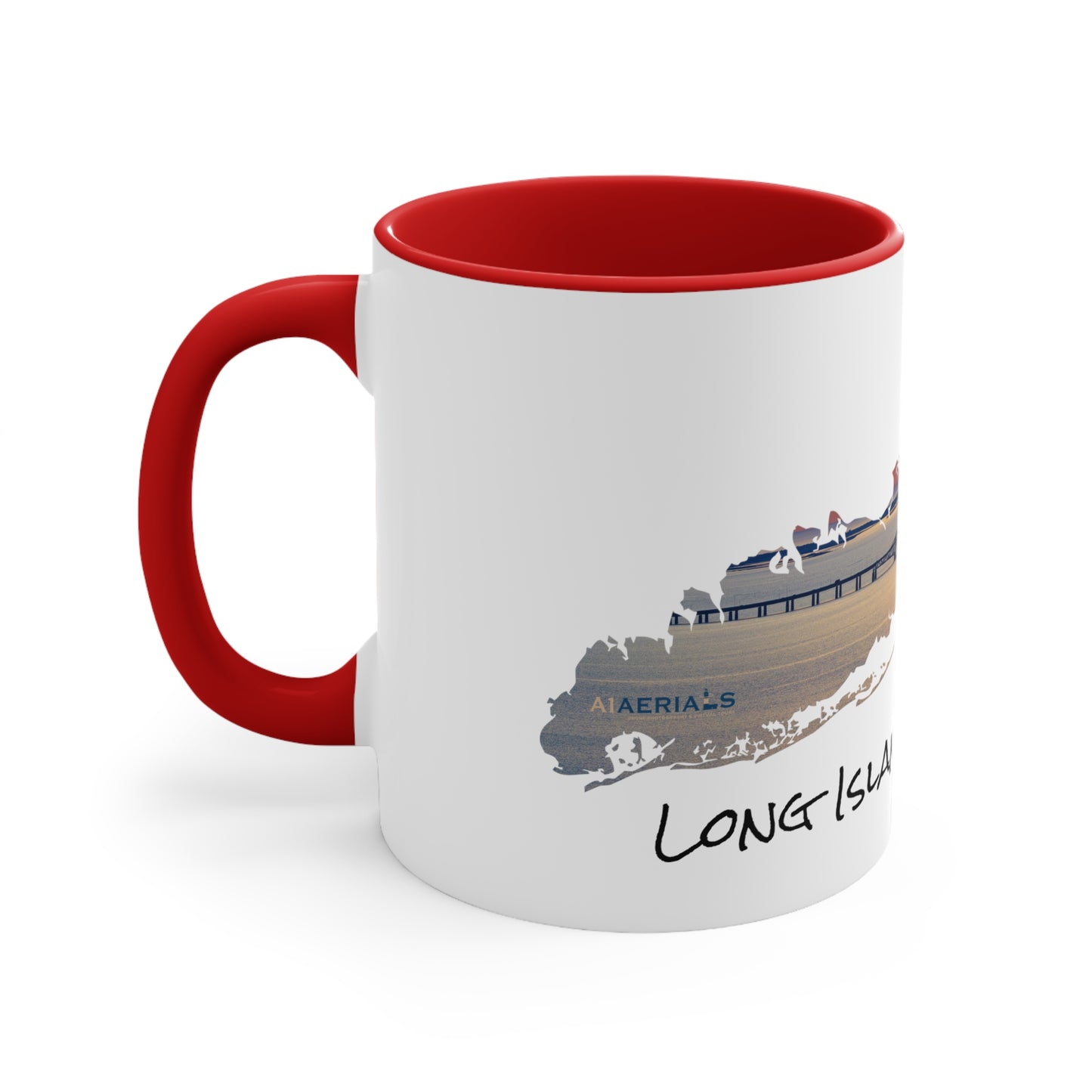 Accent Coffee Mug, 11oz - Great South Bay Bridge