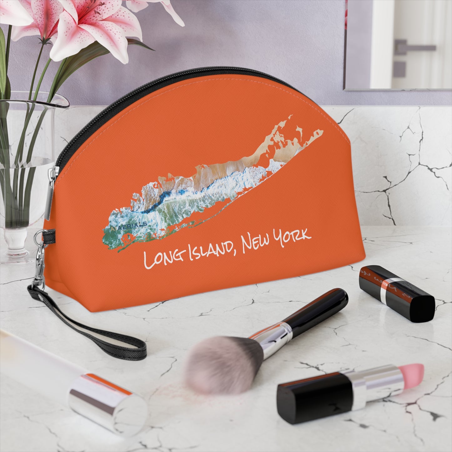 Makeup Bag Orange - Sand & Sea