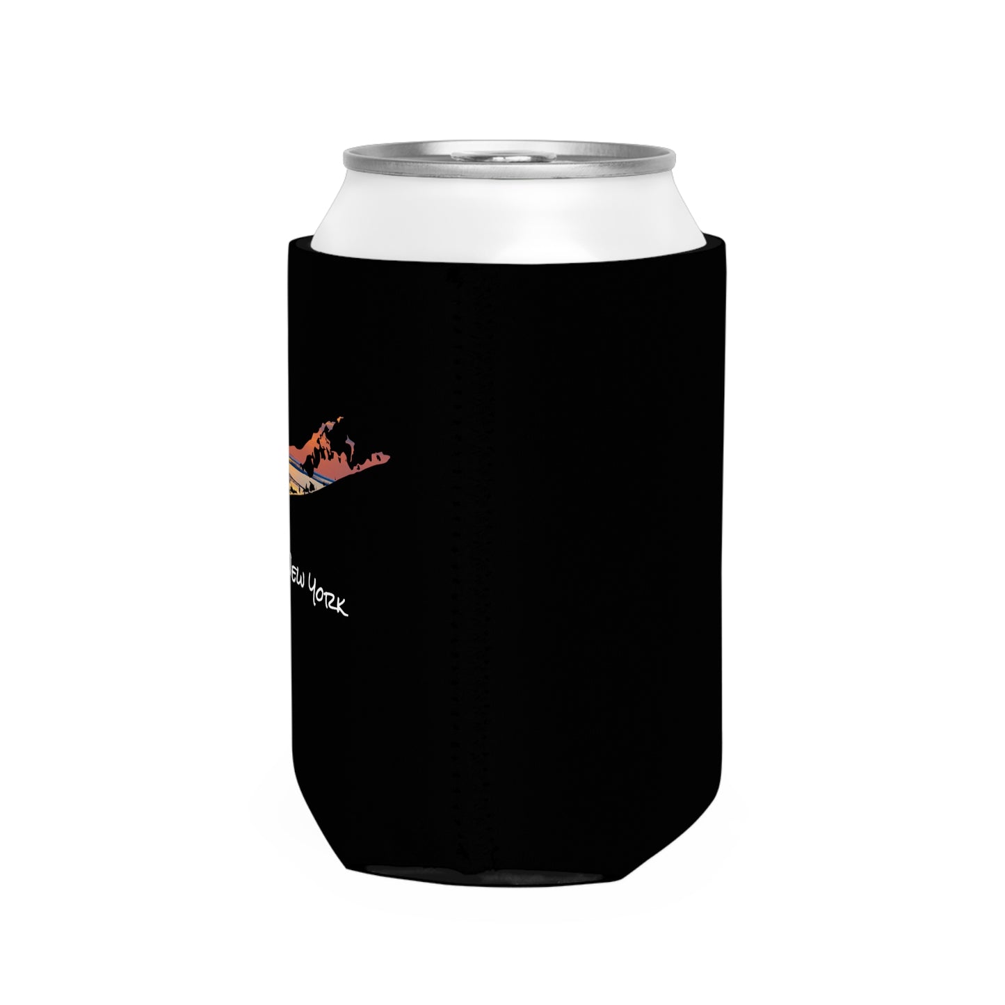 Can Cooler Sleeve Black - Great South Bay Bridge