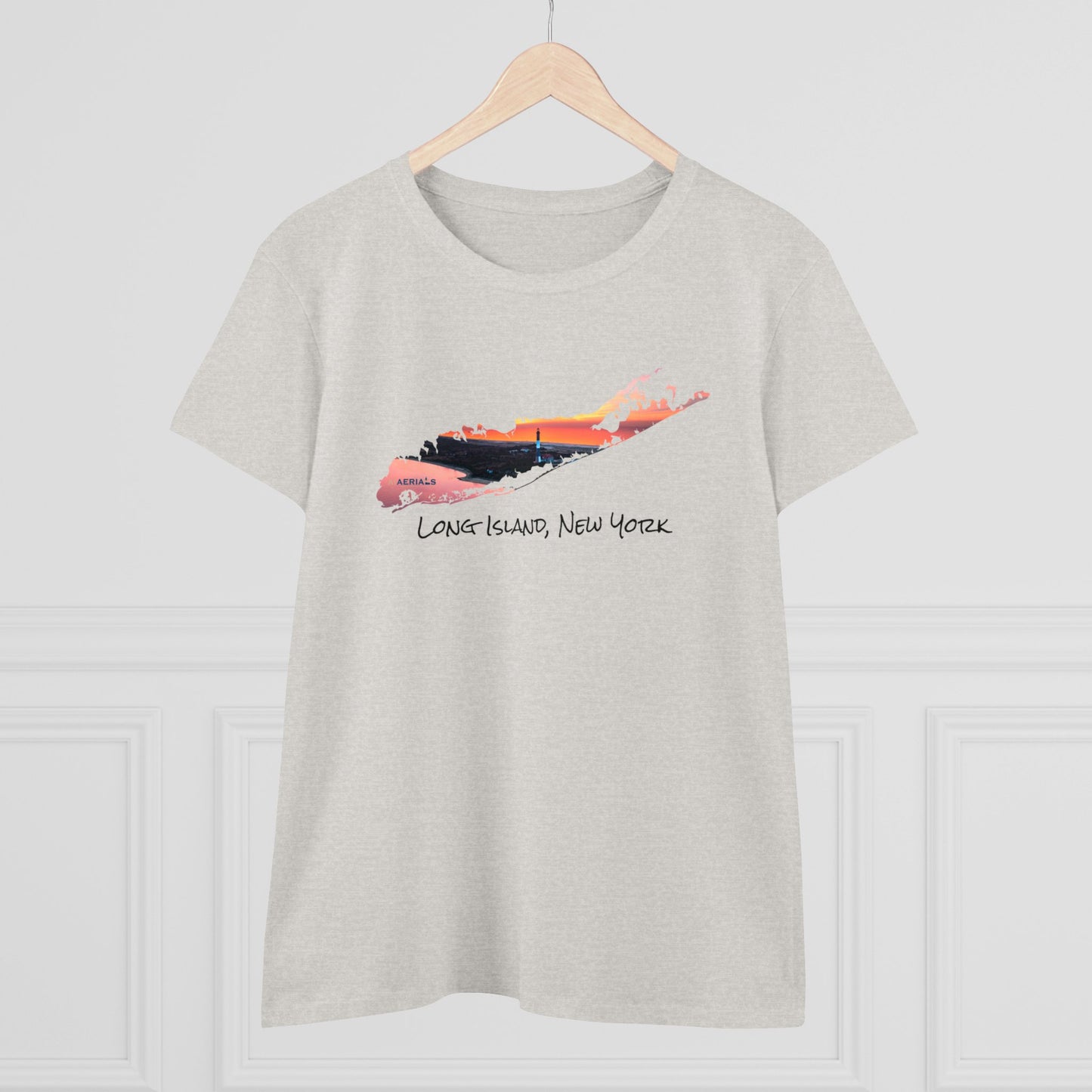 Women's Cotton Tee - Fire Island Lighthouse