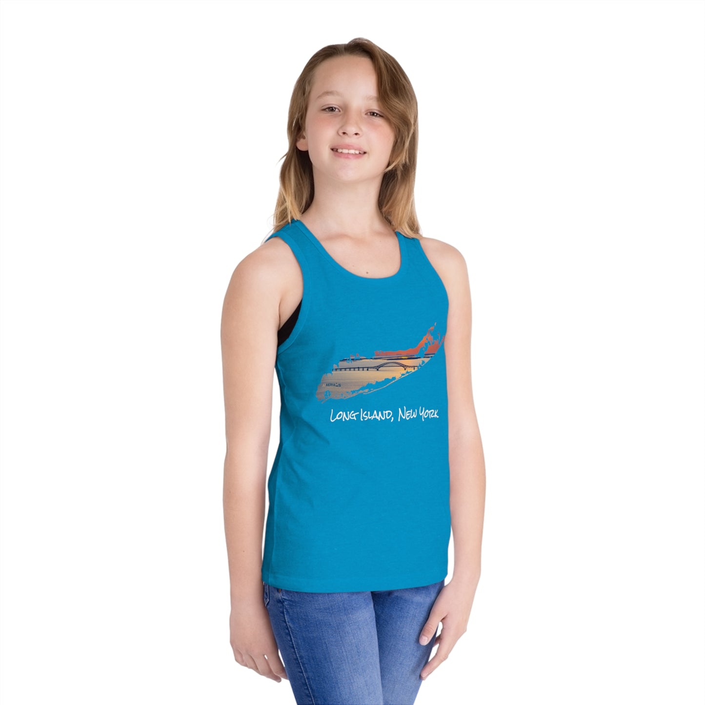 Kid's Jersey Tank Top - Great South Bay Bridge