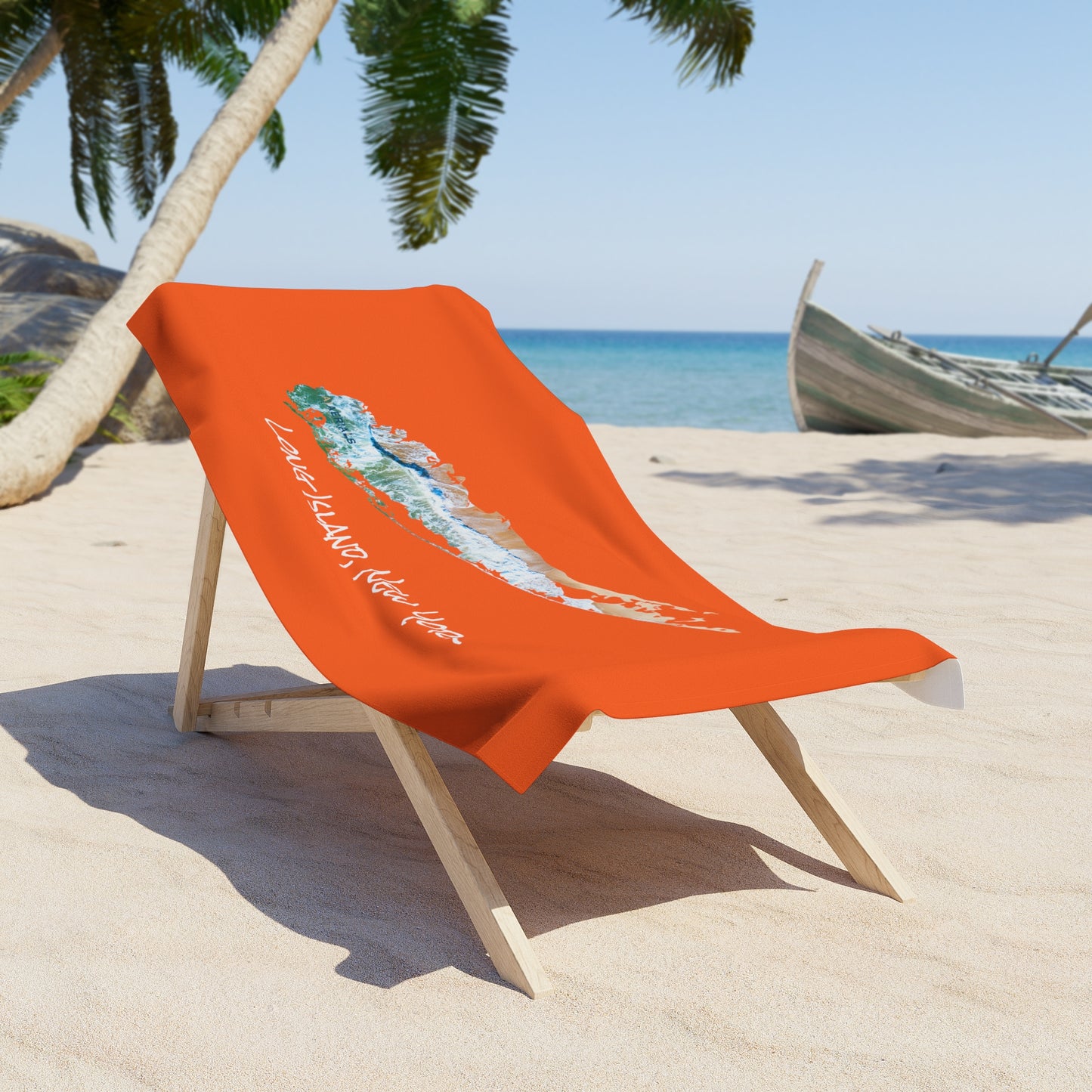 Beach Towel Orange - Sand & Sea