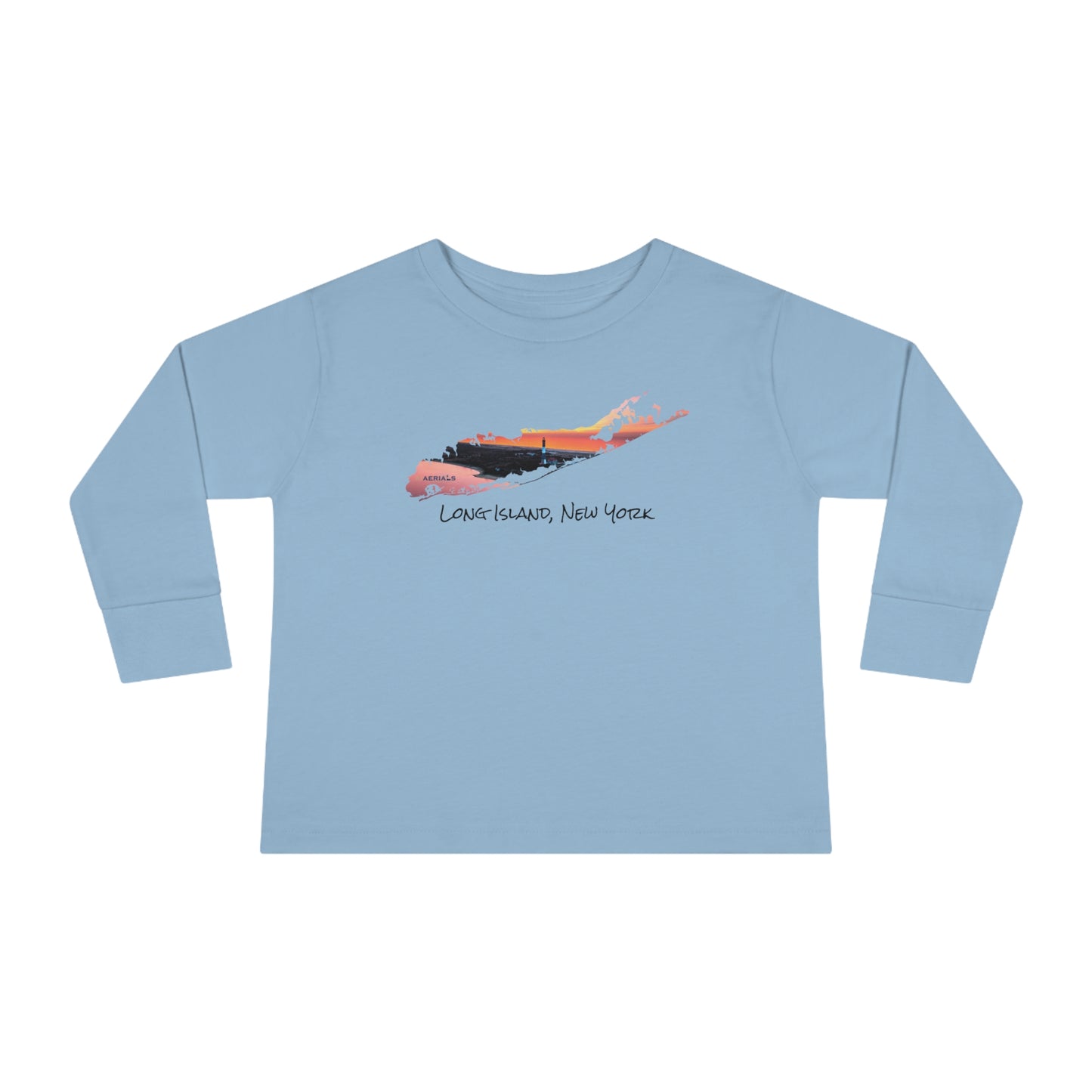 Toddler Long Sleeve Tee - Fire Island Lighthouse