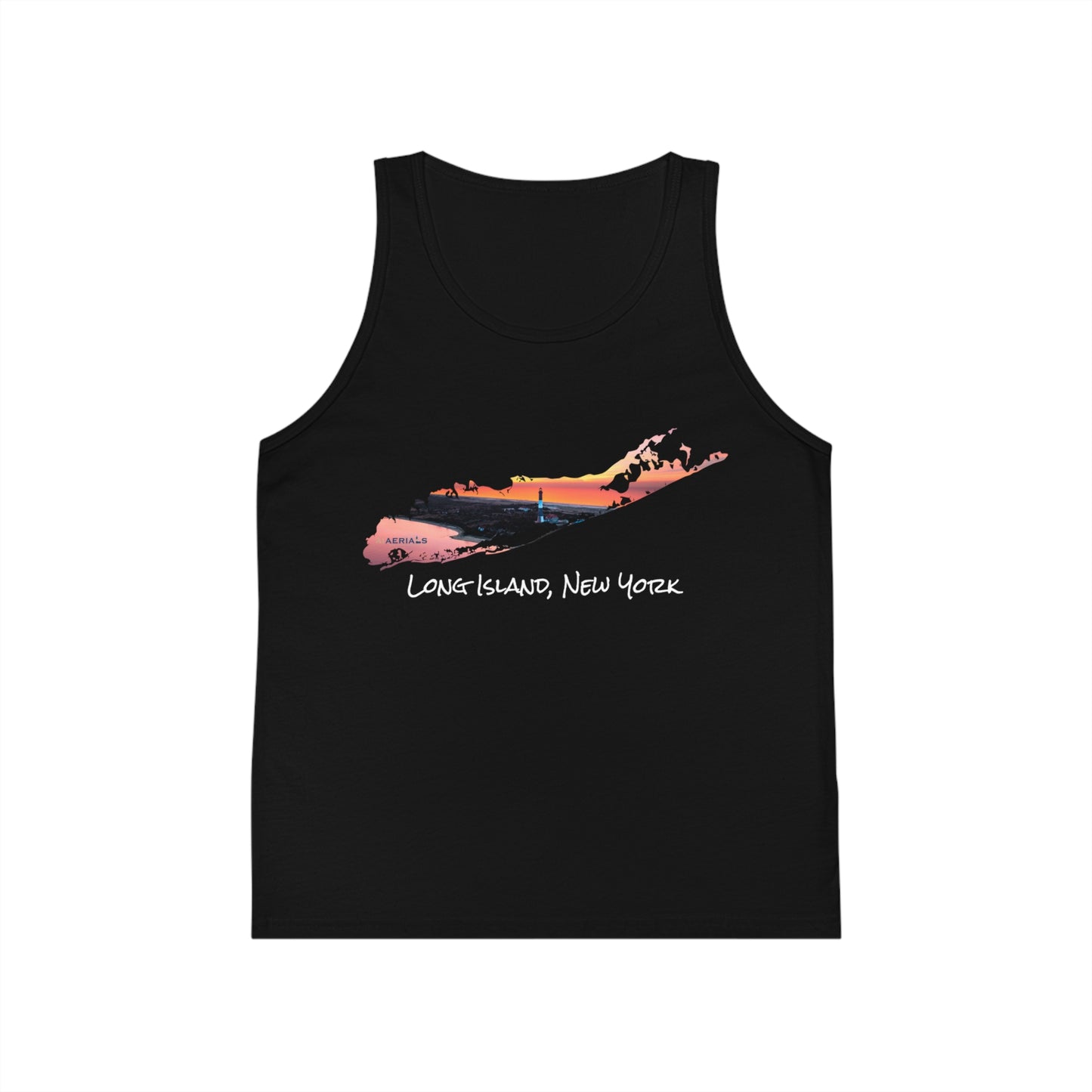 Kid's Jersey Tank Top - Fire Island Lighthouse