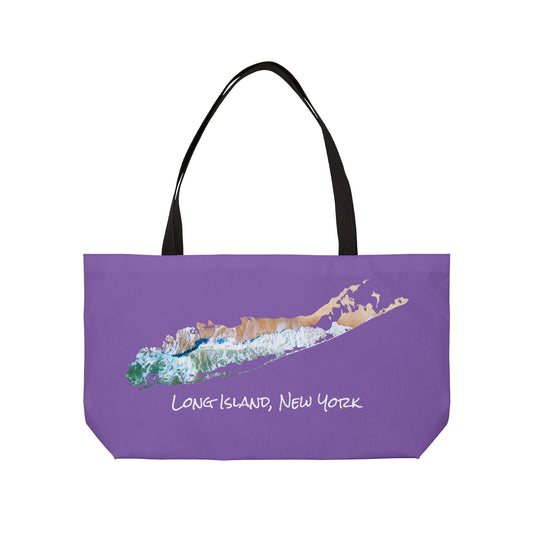 Weekender Tote Bag Purple - Sand & Sea