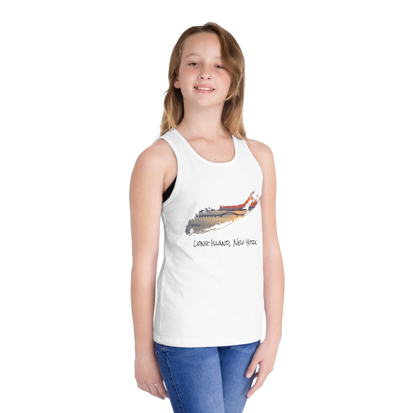 Kid's Jersey Tank Top - Great South Bay Bridge