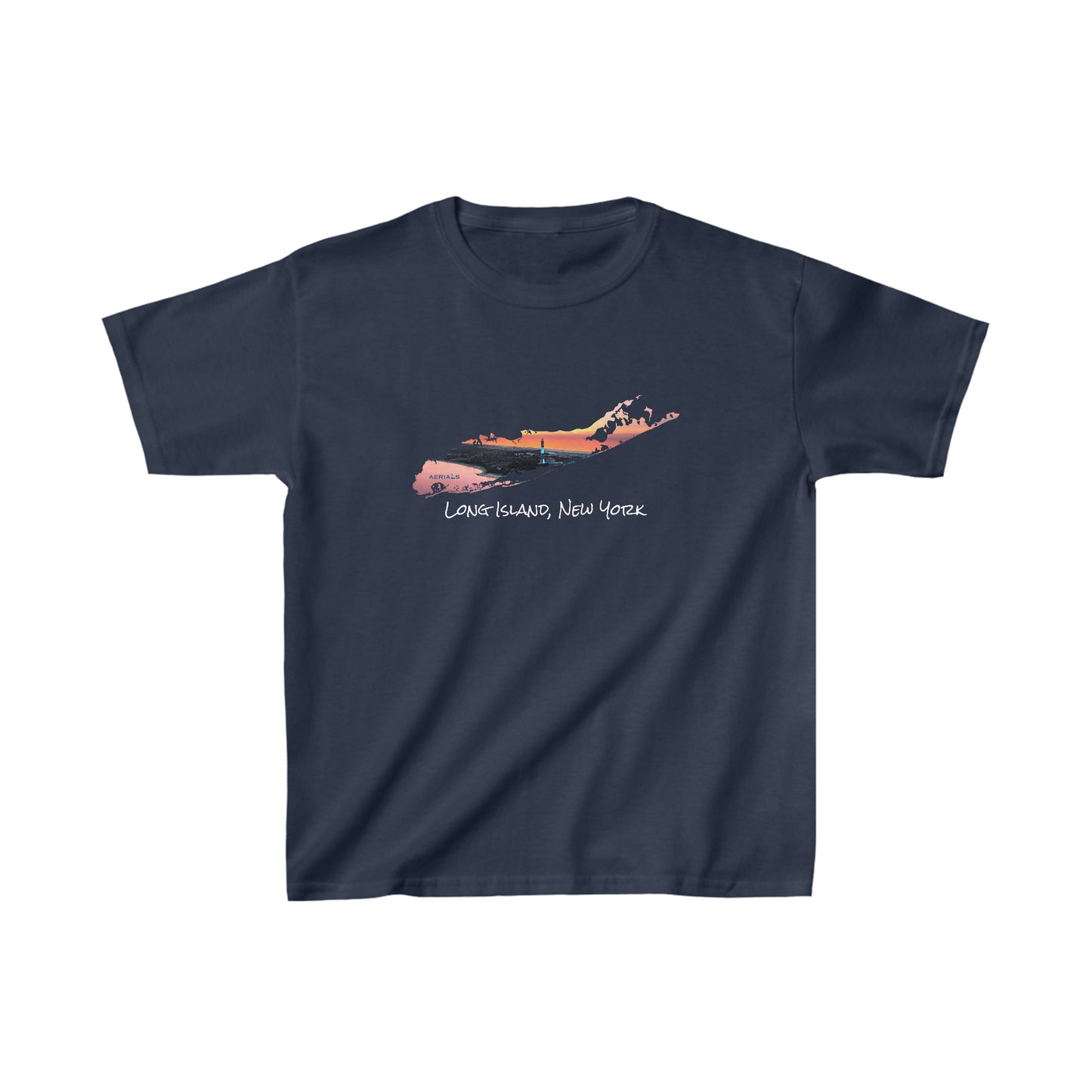 Kids Heavy Cotton™ Tee - Fire Island Lighthouse