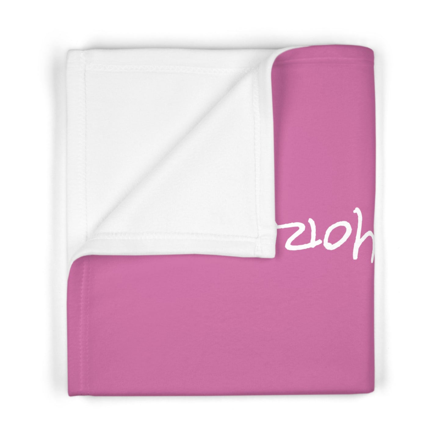 Soft Fleece Baby Blanket Pink - Great South Bay Bridge