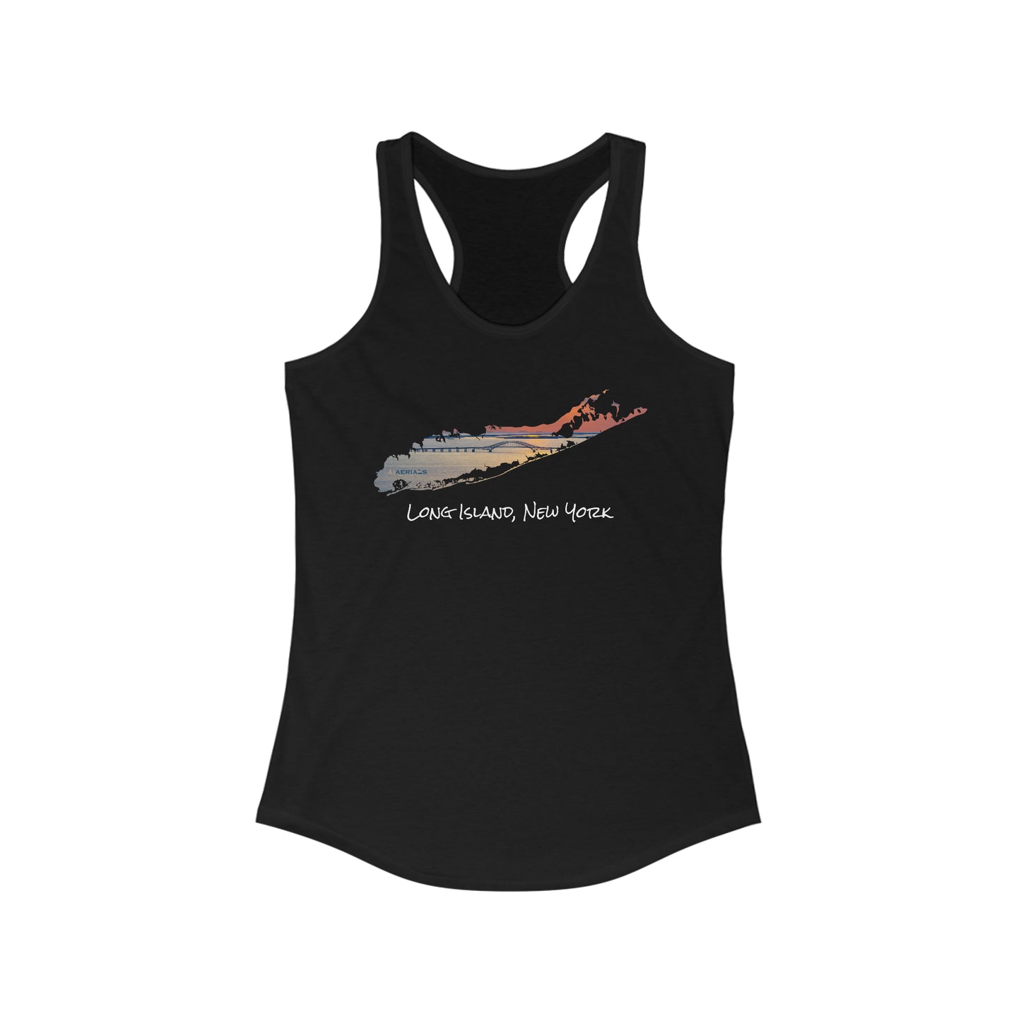 Women's Racerback Tank - Great South Bay Bridge