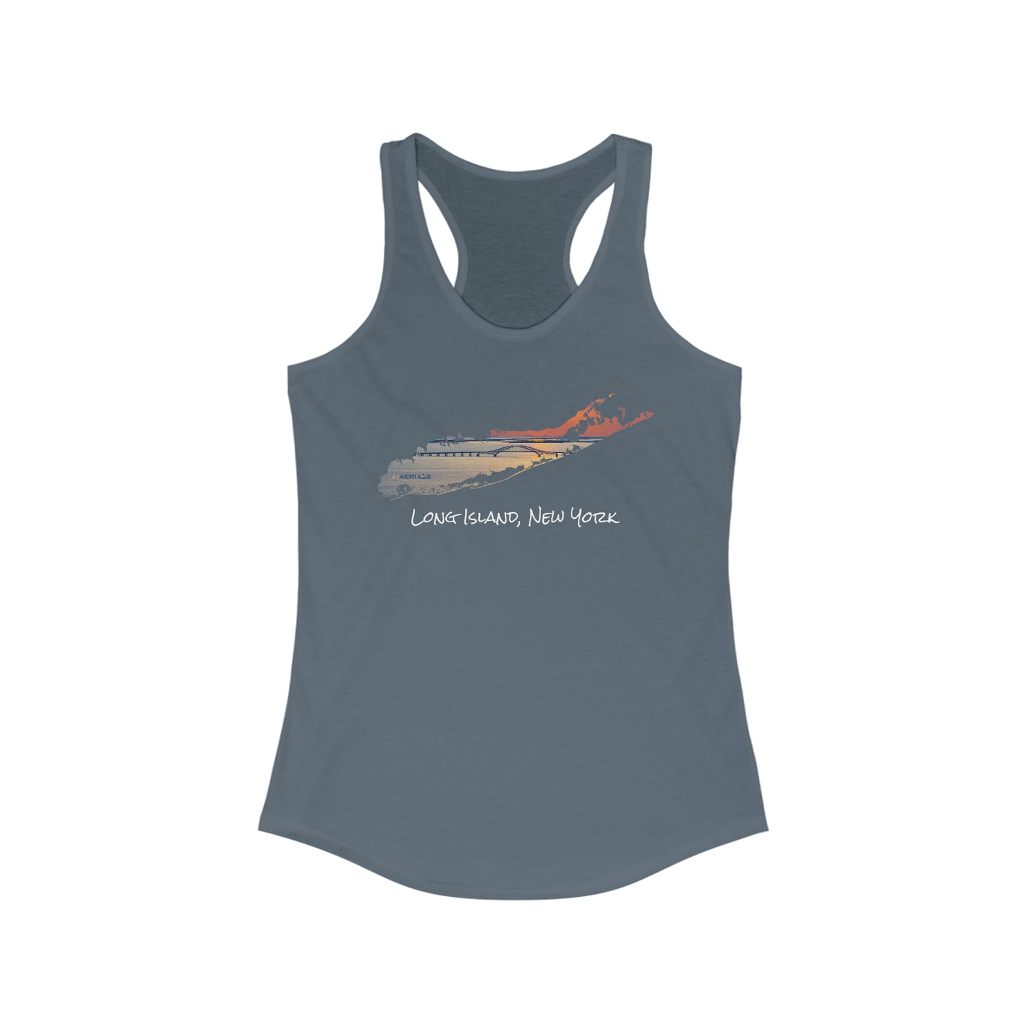 Women's Racerback Tank - Great South Bay Bridge