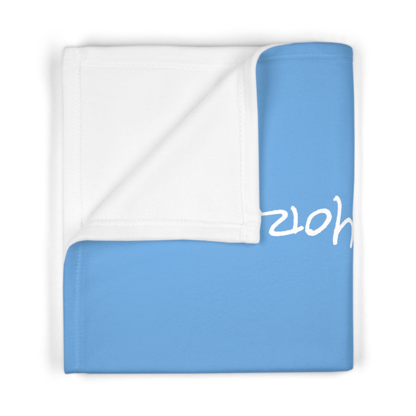 Soft Fleece Baby Blanket Blue - Great South Bay Bridge