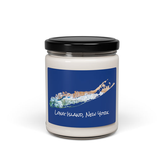Scented Soy Candle, 9oz Blue - Sand & Sea