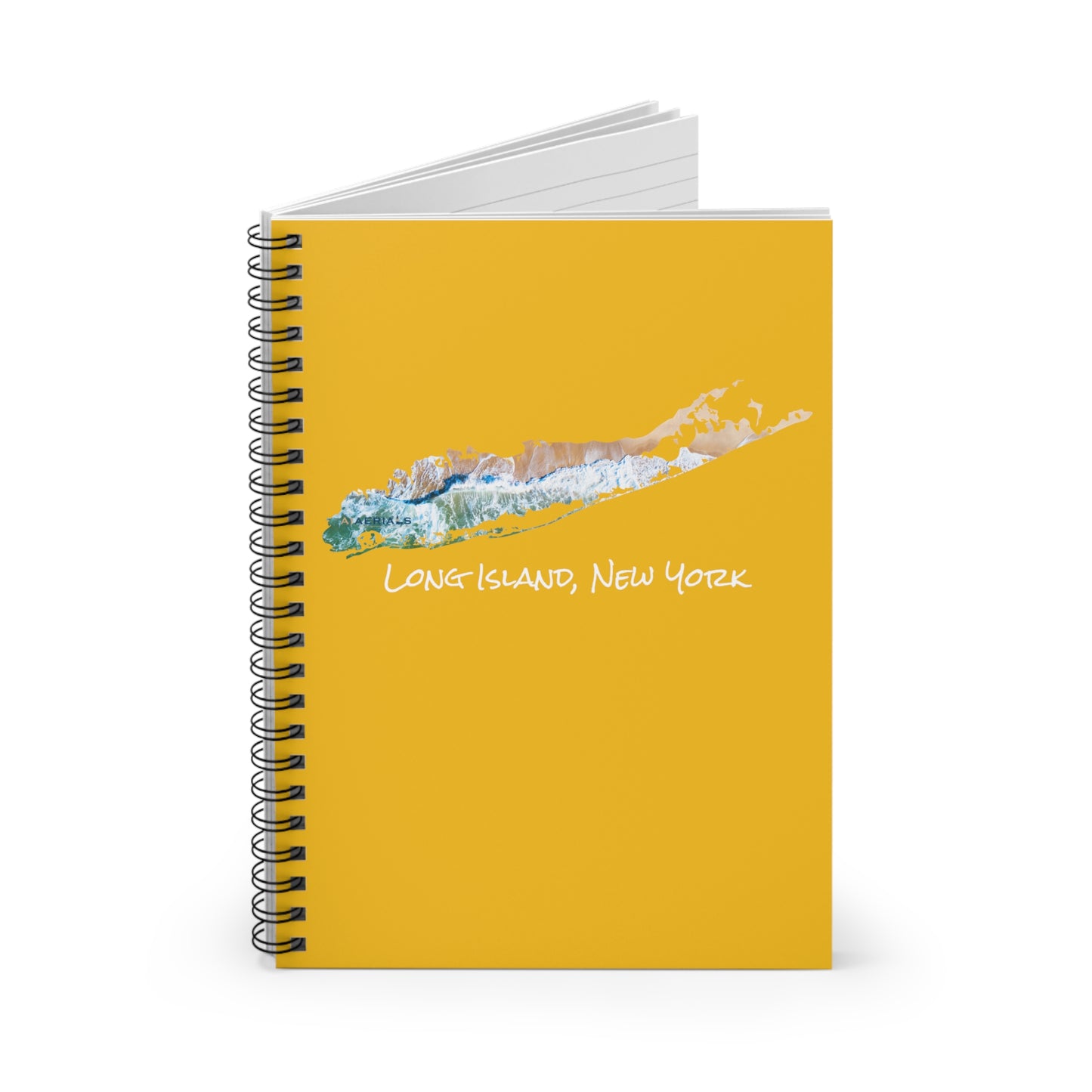 Spiral Notebook Yellow - Sand & Sea