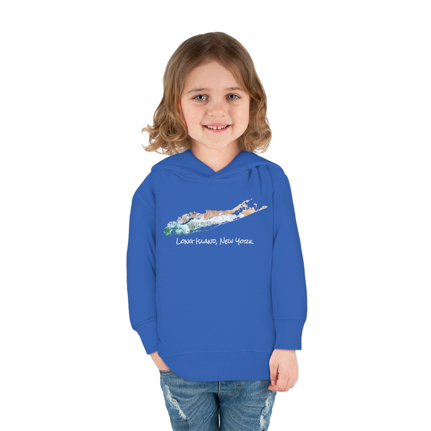 Toddler Pullover Fleece Hoodie - Sand & Sea