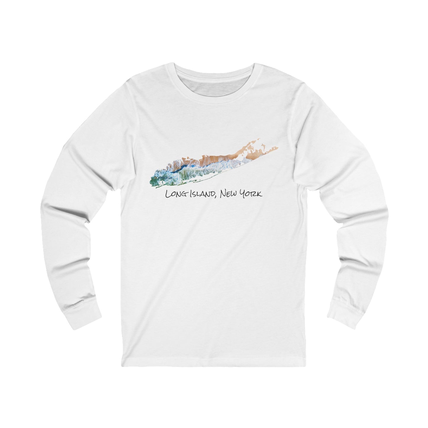 Unisex Jersey Long Sleeve Tee - Sand & Sea