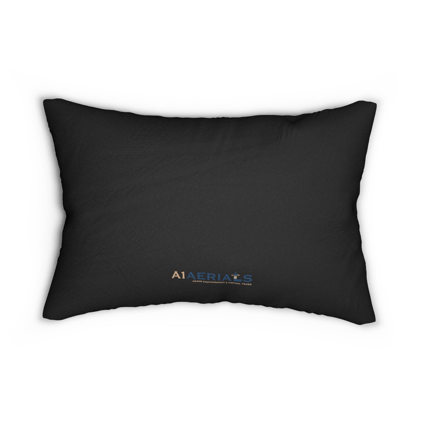 Lumbar Pillow Black - Sand & Sea