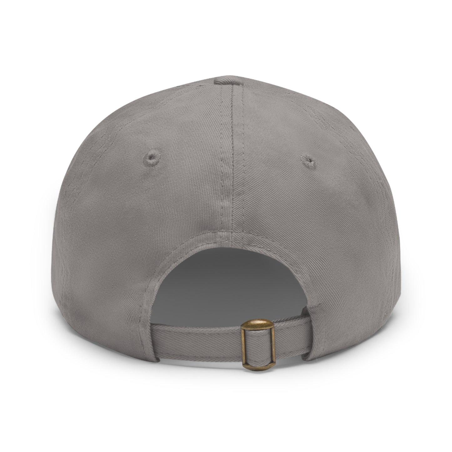 Hat with Rectangle Leather Patch - Sand & Sea