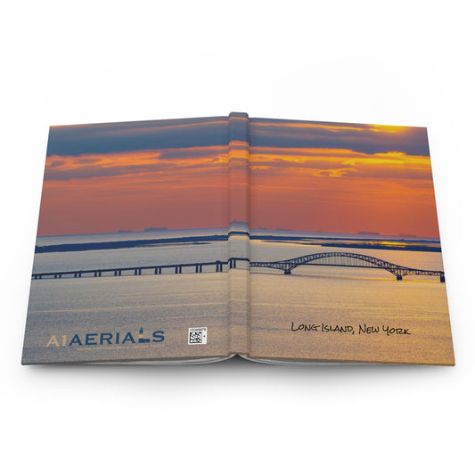 Hardcover Journal - Great South Bay Bridge