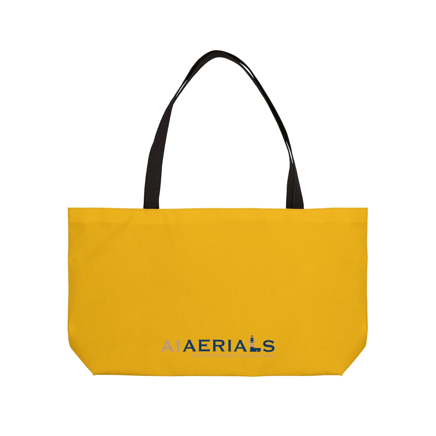 Weekender Tote Bag Yellow - Great South Bay Bridge