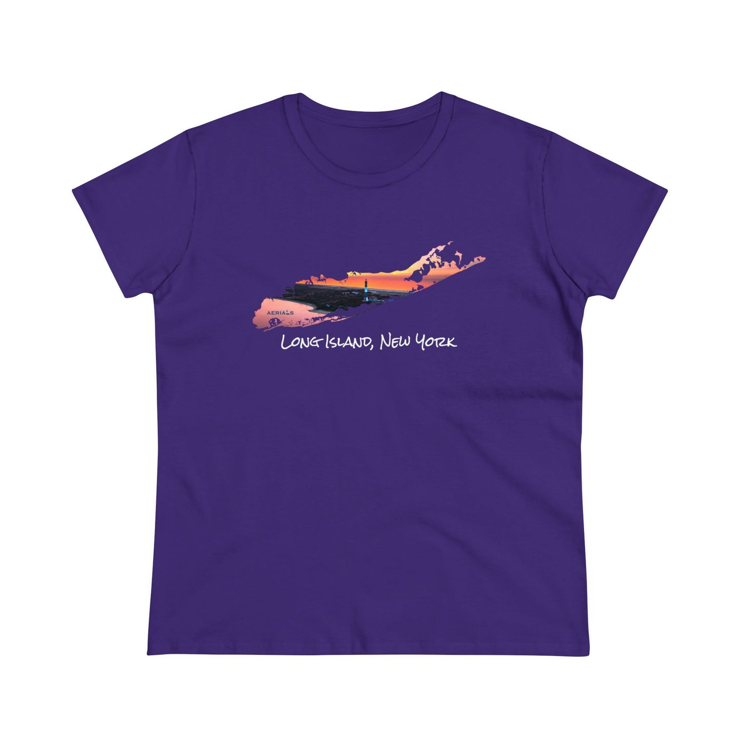 Women's Cotton Tee - Fire Island Lighthouse