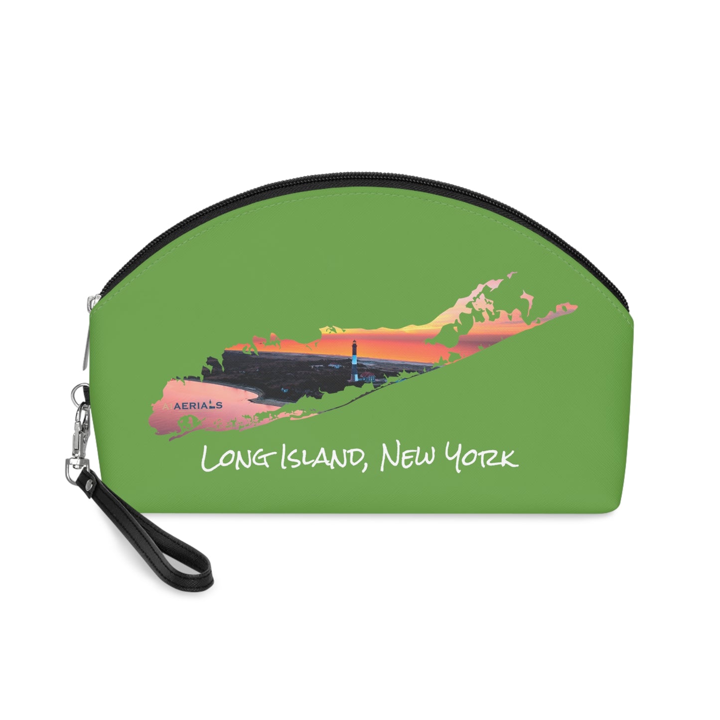 Makeup Bag Green - Fire Island Lighthouse